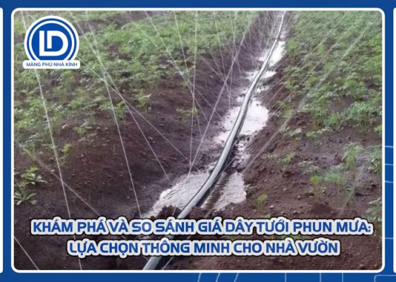 So sánh giá dây tưới phun mưa