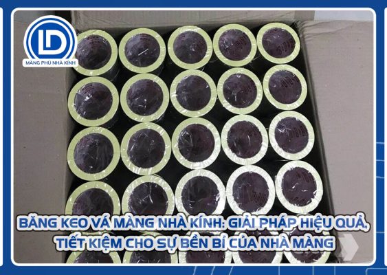 Băng keo vá màng nhà kính: Giải pháp hiệu quả, tiết kiệm cho sự bền bỉ của nhà màng