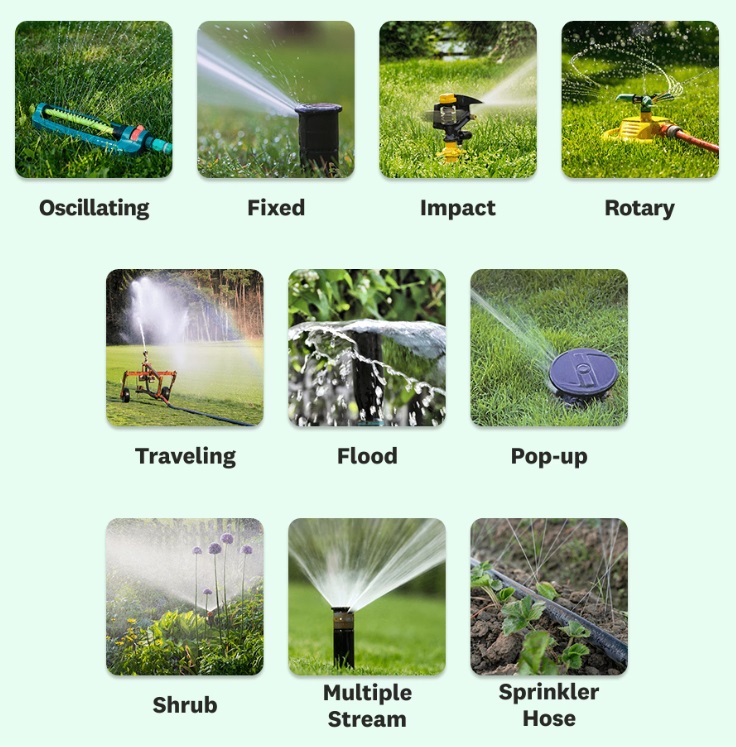 Tưới cây dễ dàng với hệ thống vòi tưới cây tự động 2 Các loại đầu vòi tưới cây tự động
