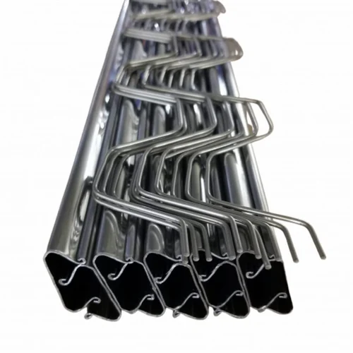 So sánh Thanh nẹp ziczac với các loại thanh nẹp khác trong nhà kính nông nghiệp (Nẹp T, L, O) 2 Nẹp ziczac máng c mạ trắng