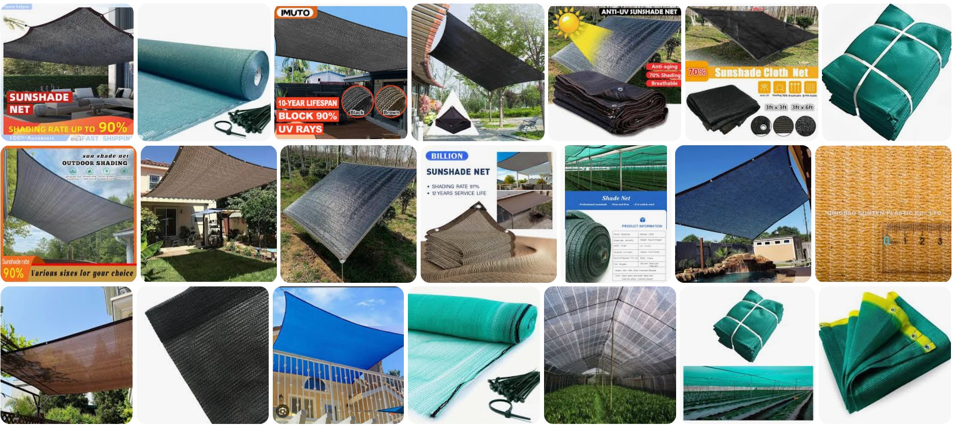 Lưới che nắng chống tia UV