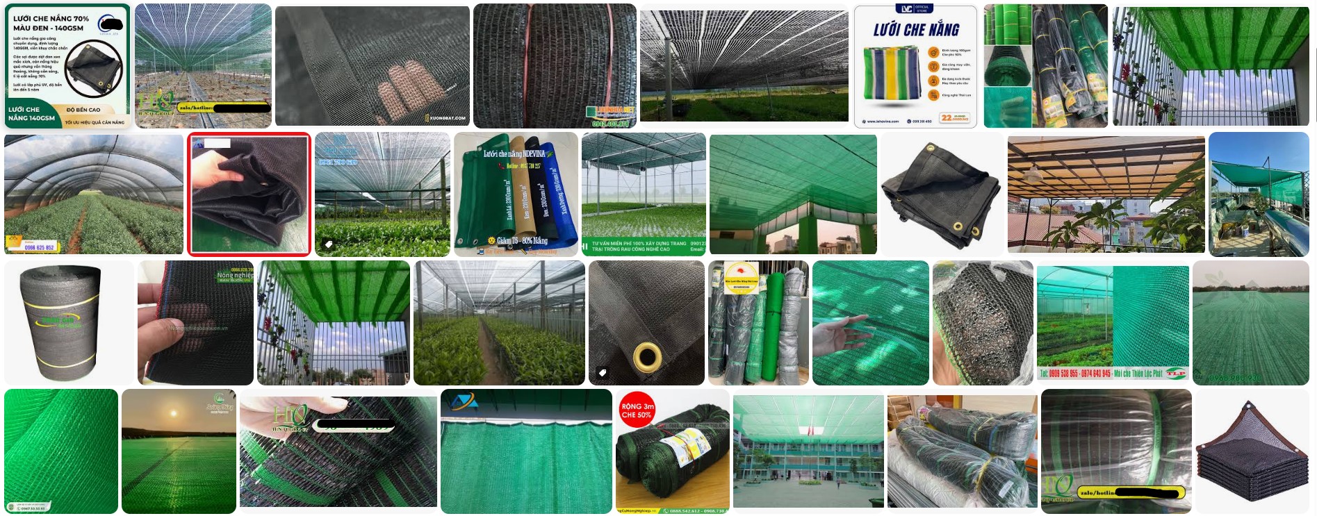Ứng dụng sáng tạo của lưới che nắng trong đời sống