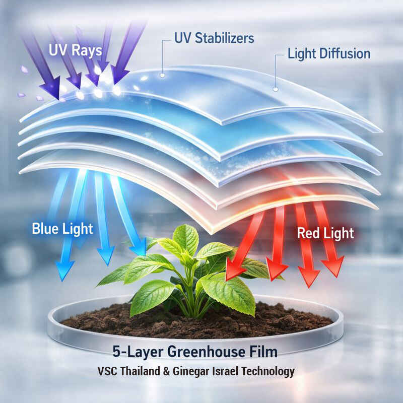 Công nghệ chống tia UV của màng nhà kính VSC và Ginegar - Ảnh hưởng của tia UV đến màng nhà kính
